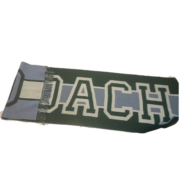 Coach Bold Green and Blue Scarf - Picture 3 of 5